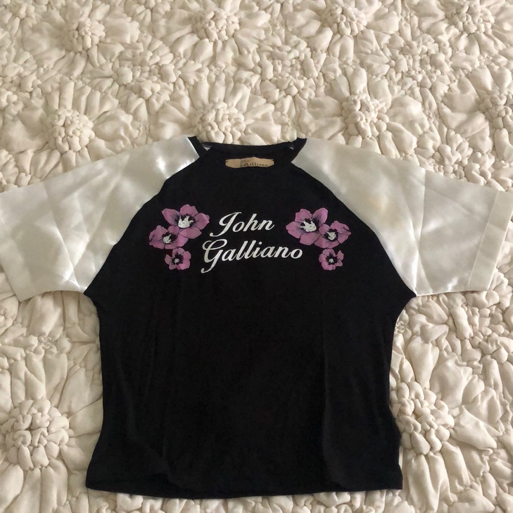 John Galliano top cotton and silk size 12  girls /women
